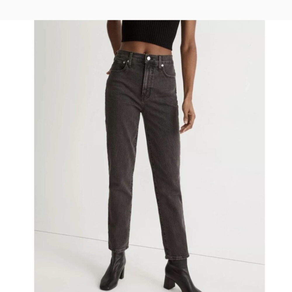 Madewell Charcoal Denim Pants